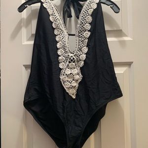 One piece bathing suit